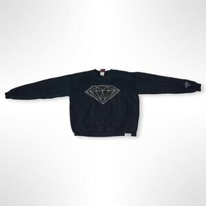 Diamond Supply Co. Black Geometric Logo Crewneck - Large